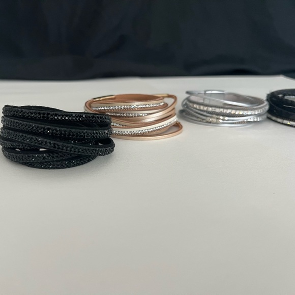 Lot of Wrap Bracelets 5 Total Snap & Magnetic Clasp - Picture 14 of 15